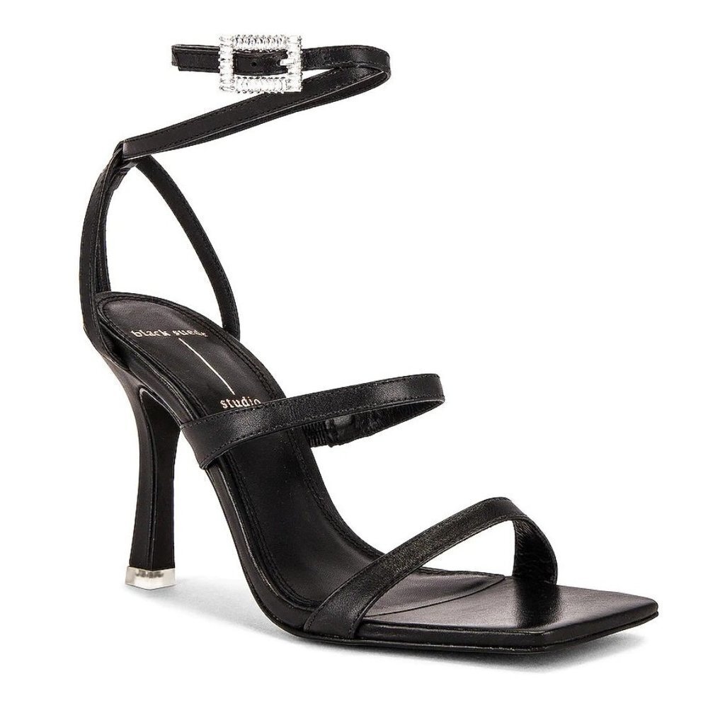 BLACK SUEDE STUDIO x REVOLVE Livia Sandal in Black 41 10